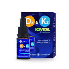 D3 & K2 Drops MCT Oil Base - 15mL